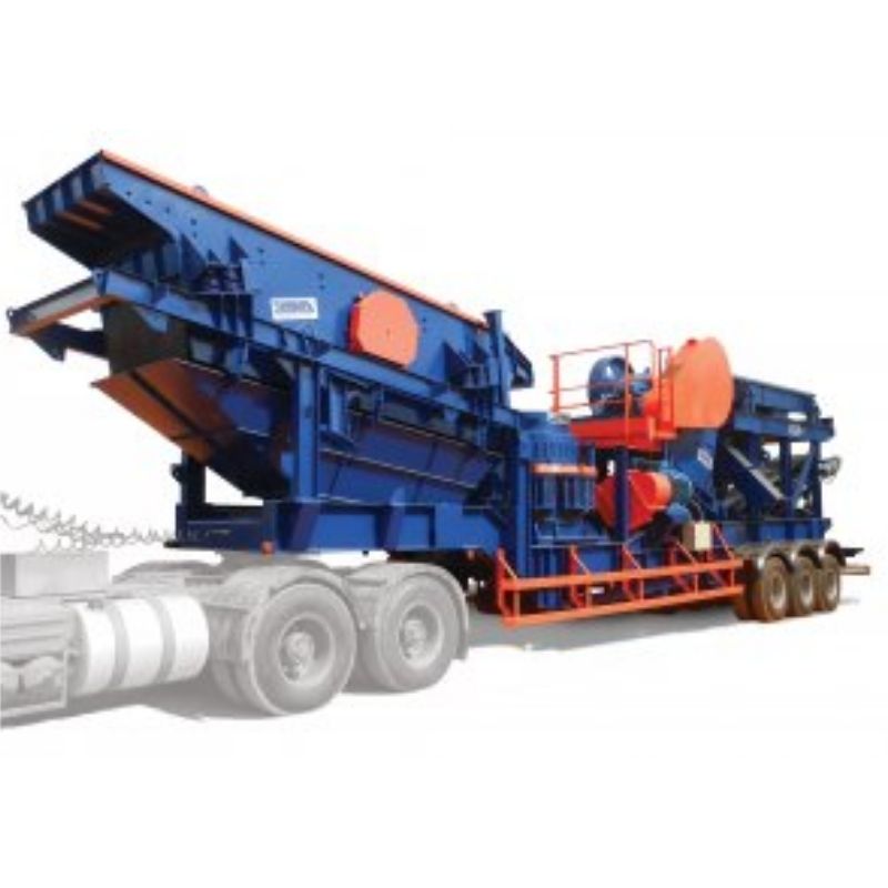 Conjunto de Britagem e Peneiramento Móvel